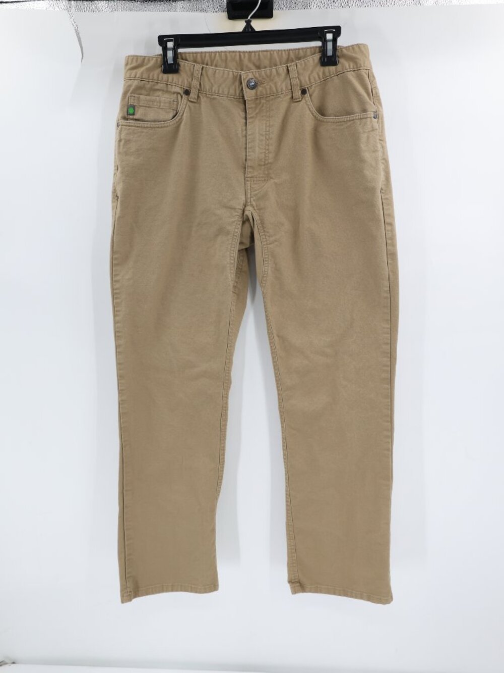 Stio Pants Mens 34 L29 Straight Leg Organic Cotton Blend Mid Rise 5 Pocket Tan